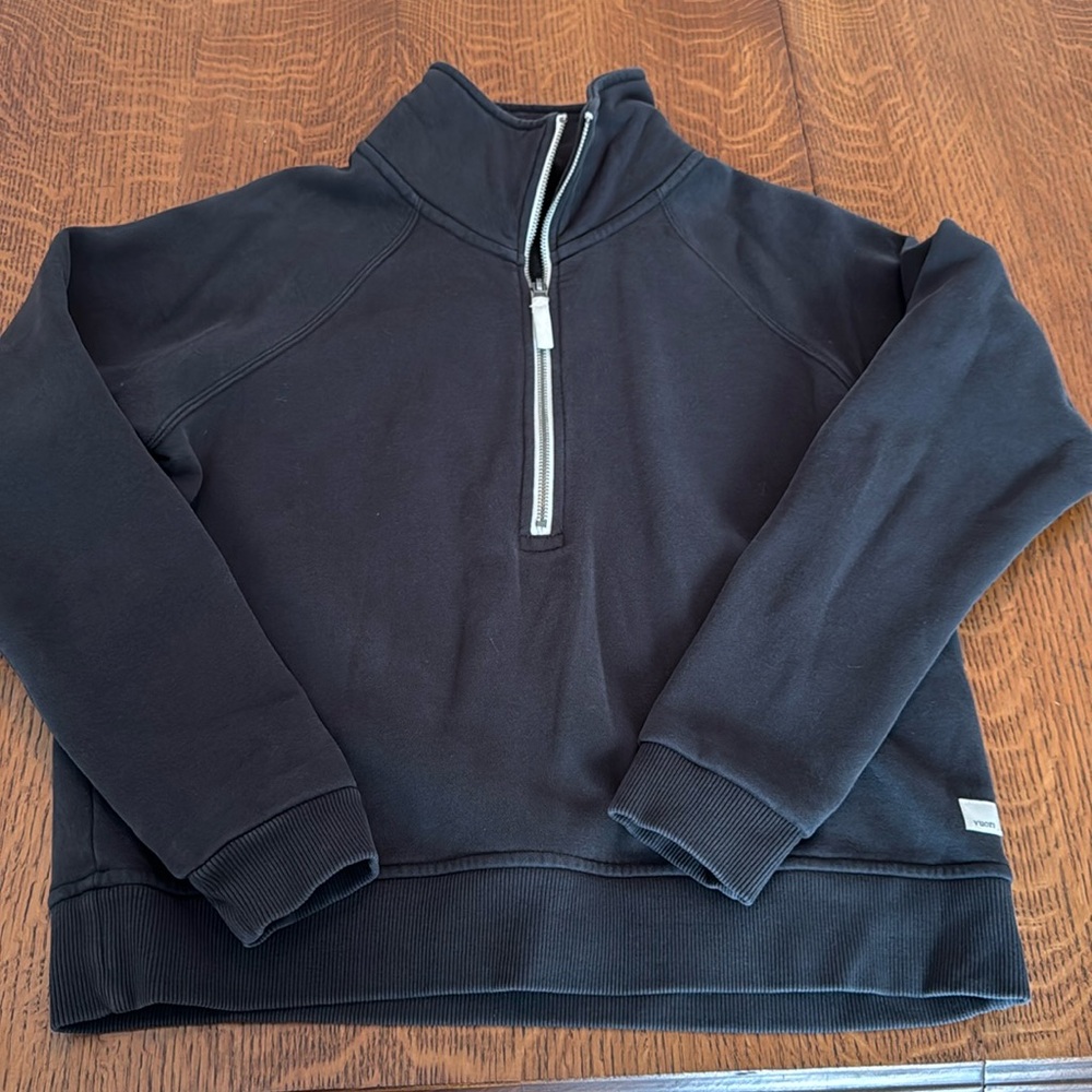 Washed Black Vuori 1/4 Zip